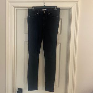 Paige Hoxton Ultra Skinny. Dark wash. Size 28.